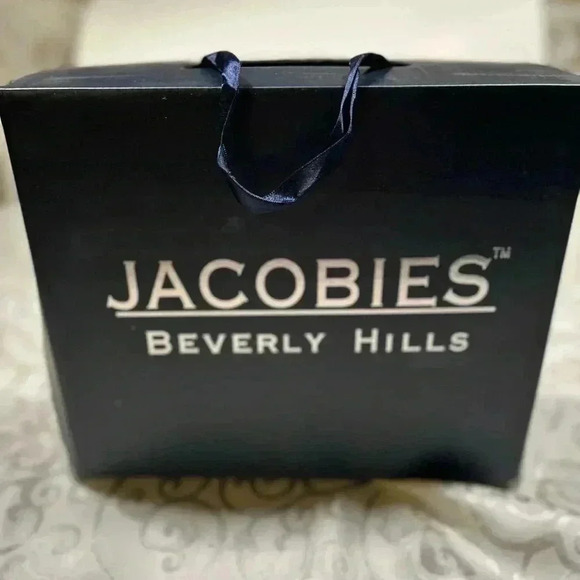 NIB!Jacobies Beverly Hills-Black Lace Up block chunky heel boots Size 9 - Picture 16 of 16